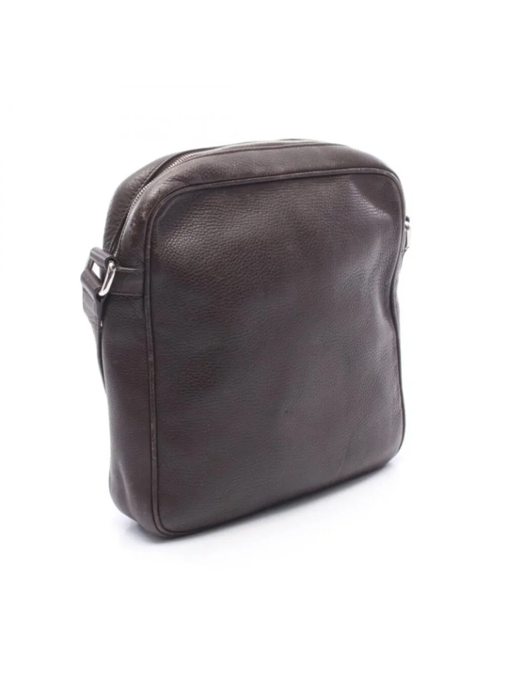 Gucci Shoulder Bag Dark Brown Leather